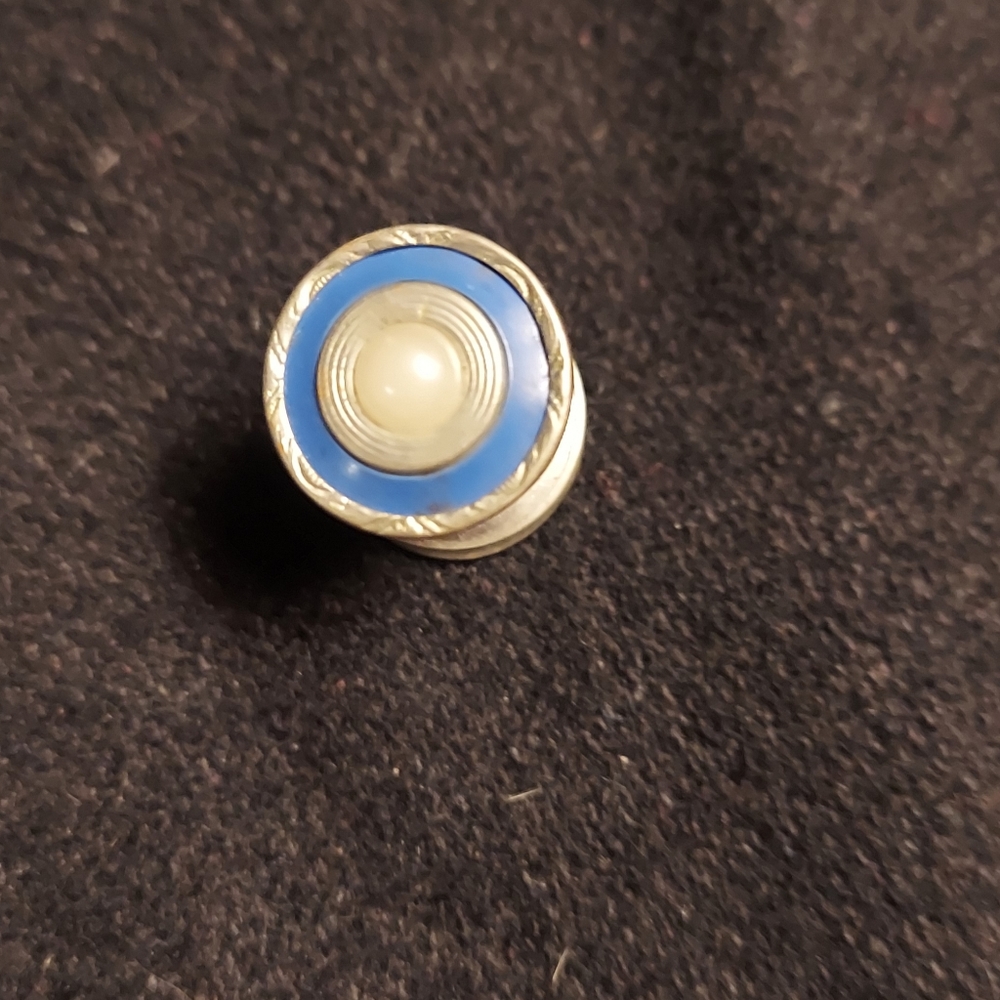 🩶 Antique Baer Wilde Kum-A-Part Cuff Link